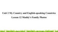 冀教版 (三年级起点)五年级上册Lesson 12 Maddy's Family Photos教学课件ppt