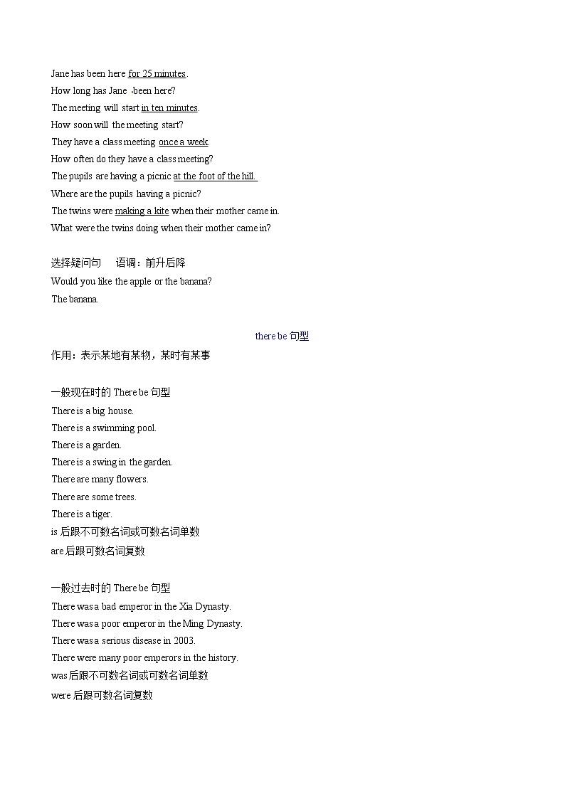 考点9-疑问句和there be句型(解析版)第2页