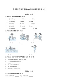 小学英语外研版 (三年级起点)六年级下册Module 5模块综合与测试课时训练