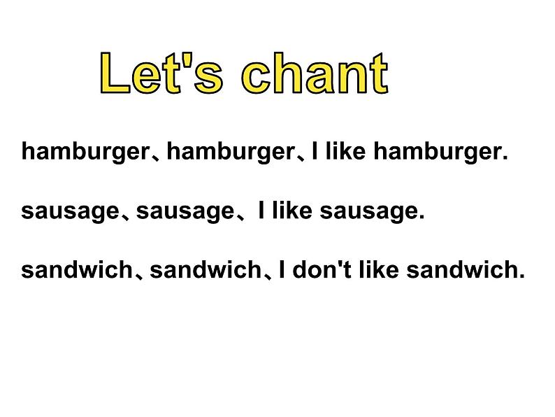 五年级英语下册课件-Module 3 Unit 2 Sam ate four hamburgers.360-外研版(三起)02