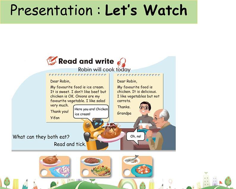 人教版PEP小学英语5年级上册 精品课件Unit 3 Read and Write第5页