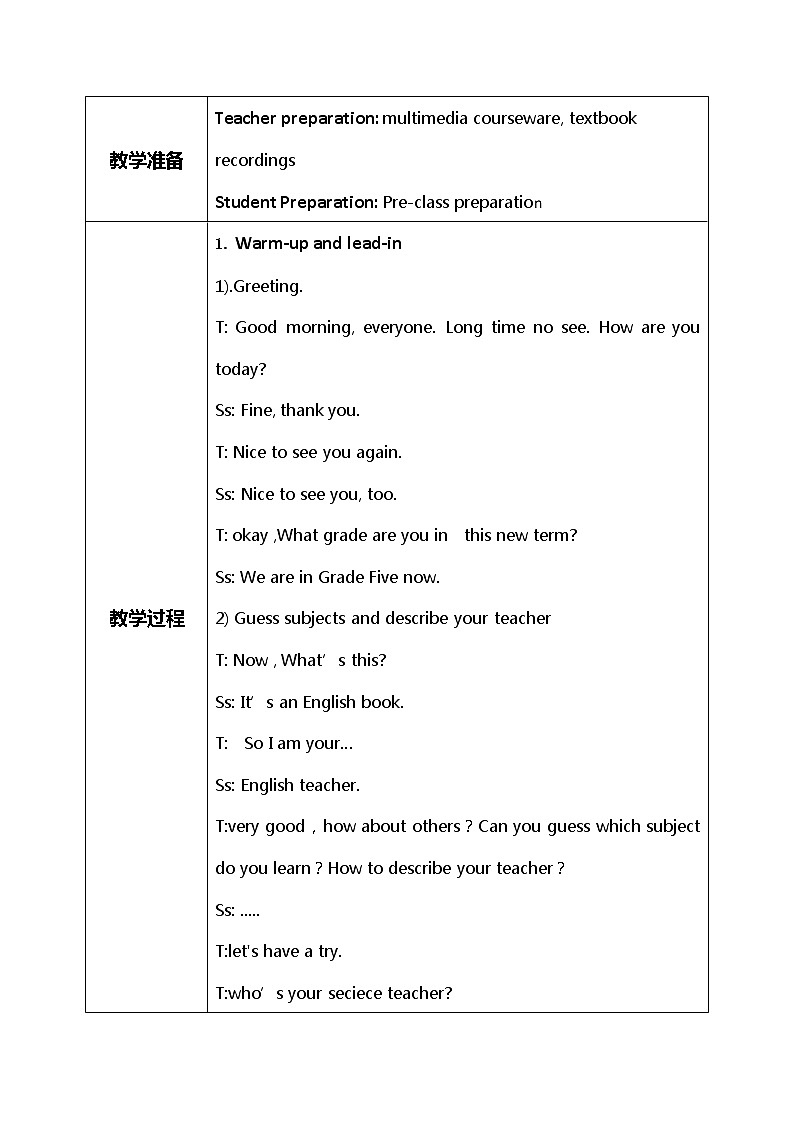 Unit1《what's he like?》第一课时PA Let‘s learn~ask and answer课件+教案02