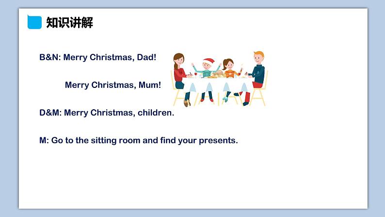 小学英语六年级上册—Lesson 8 Merry Christmas(第1课时) 课件(科普版)第4页