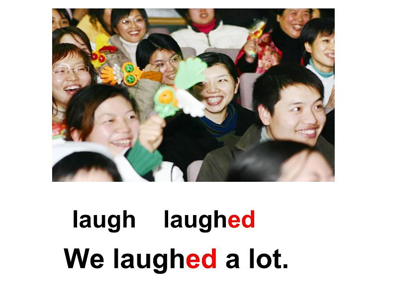 五年级英语下册课件-Module 9 Unit 1 We laughed a lot-外研版(三起)第4页