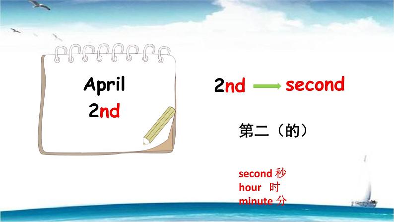 人教版(PEP)五年级下册英语Unit4 When is the art show?PartA课件PPT05