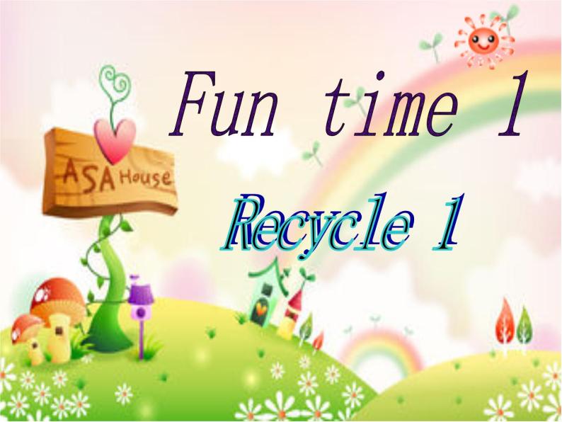 人教精通版英语三下 Fun time1 Recycle1 课件01