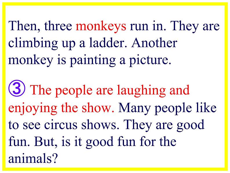 人教精通版小学英语五下 Fun time2 Fun Reading 课件第7页
