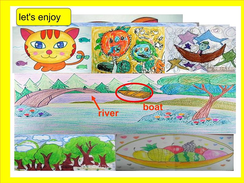 译林版小学英语四下 Unit4 Drawing in the park(第1课时) 课件第5页