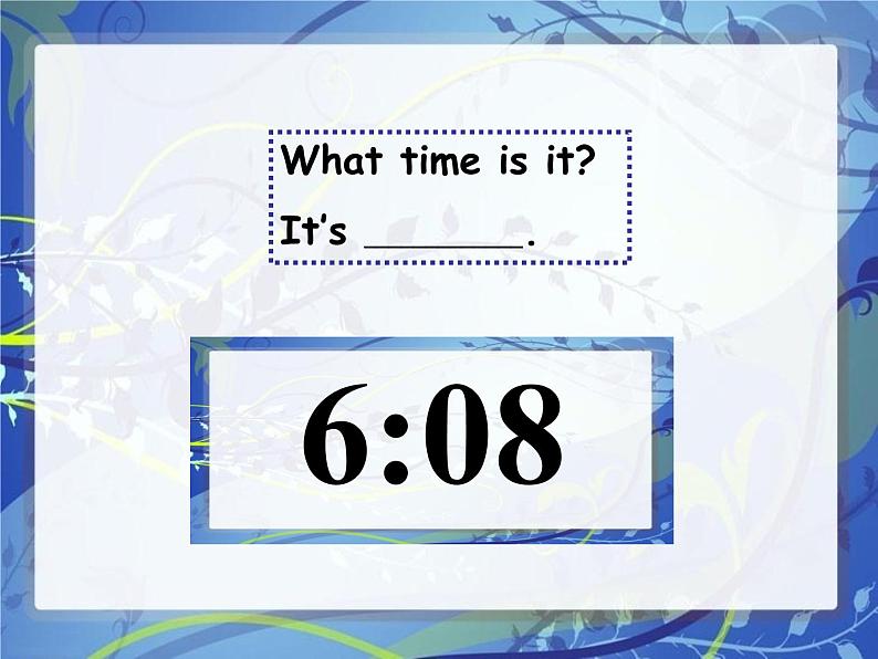 Unit 2 What time is it? Part B 课件03