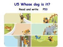 2020-2021学年Unit 5 Whose dog is it? Part C课文ppt课件