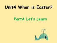 人教版 (PEP)五年级下册Unit 4 When is Easter?  Part A教课ppt课件