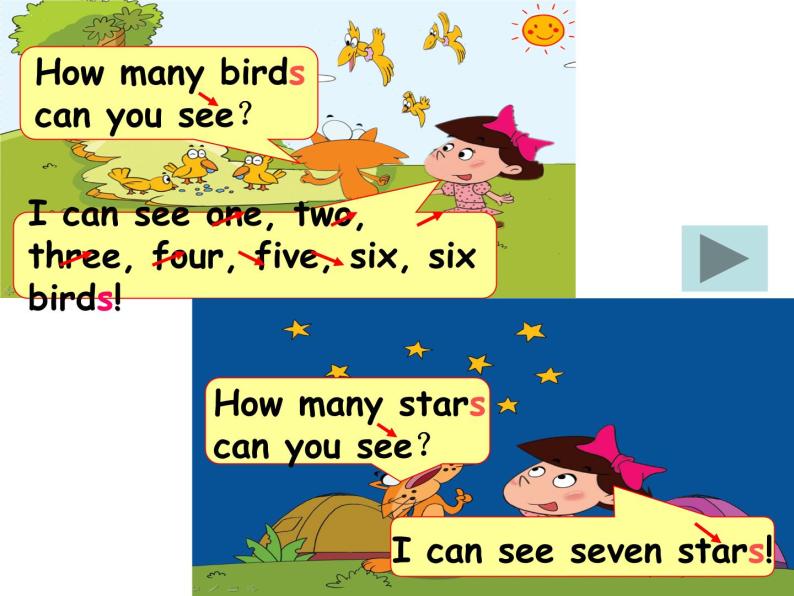 一年级下册英语课件－Unit4 How many stars can you see Lesson14 ｜北京课改版07