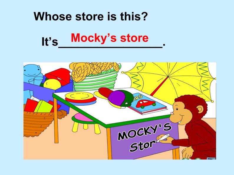 北师大版四下英语 Unit10 Mocky's store Lesson3 课件03