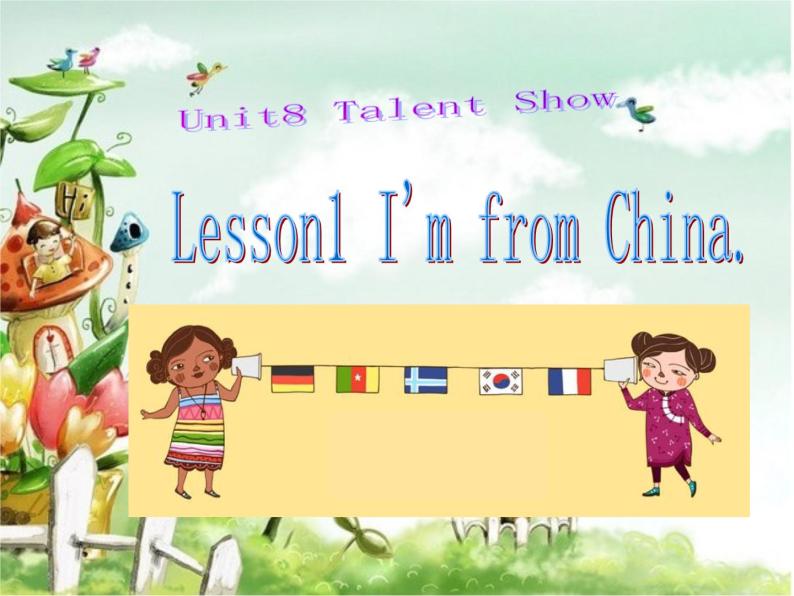 北师大版四下英语 Unit8 Talent show Lesson1 课件01