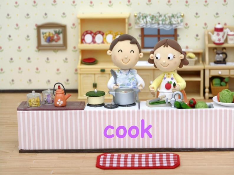 陕旅版小学英语四下 Unit2 I'm cooking in the kitchen partB 课件07