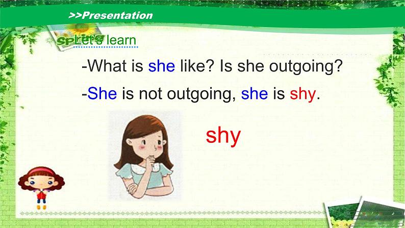 陕旅版小学英语六下 Unit5 What Is He Like? partA 课件第6页