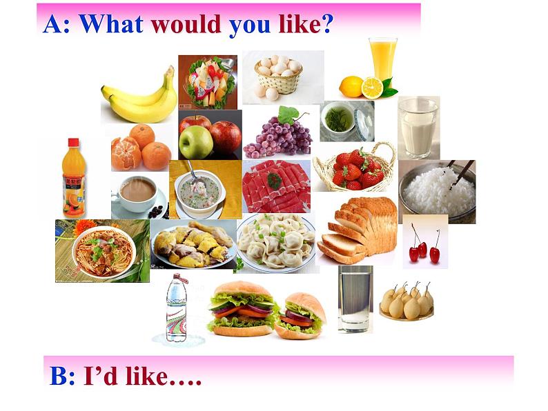 陕旅版小学英语六下 Unit2 What Would You Like? partA 课件第2页