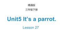 小学英语人教精通版三年级下册Lesson 27教课课件ppt