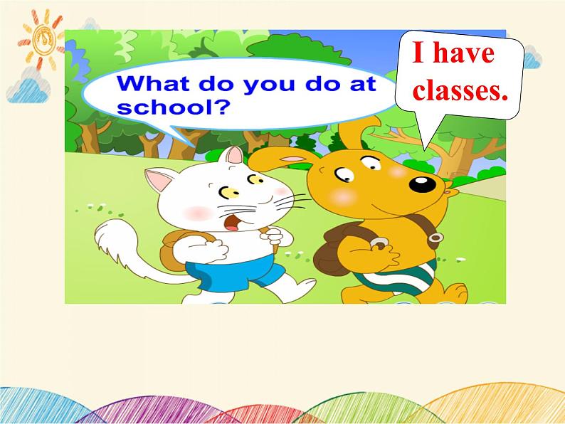 外研版(三起)小学英语三下 M6U2 What does Lingling have at school? 课件第6页