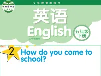 小学英语新版-牛津译林版五年级下册Unit 2 How do you come to school?授课ppt课件