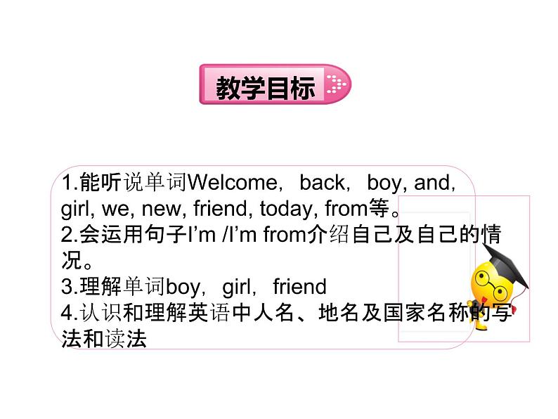 人教版(PEP)三下英语 Unit1 Welcoe back to school(第1课时)课件第2页