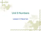 北师大版三下英语 Unit9 Numbers lesson3 课件