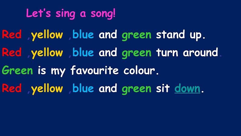 冀教版(三起)四下英语 U4L19 My Favourite Colours 课件第2页