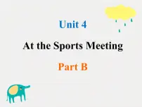 陕旅版六年级下册Unit 4 At the Sports Meeting图片ppt课件