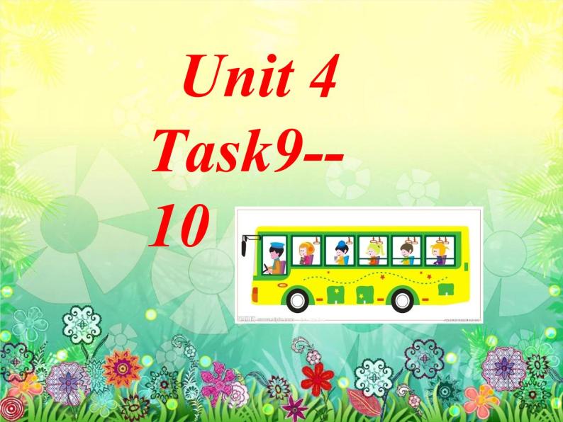 人教精通版小学英语六下 Unit4 General Revision1 Task9-10 课件01