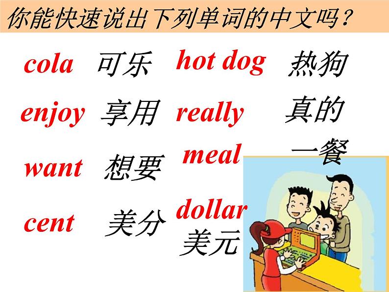 外研版(三起)小学英语六下 Module1 Unit2 What do you want to eat? 课件第4页