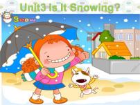 小学陕旅版Unit 3 Is It Snowing?教案配套课件ppt