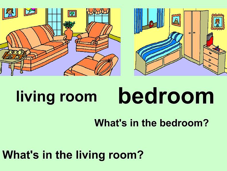 人教精通版小学英语四下 Unit1 Welcome to my new home!(Lesson3) 课件02