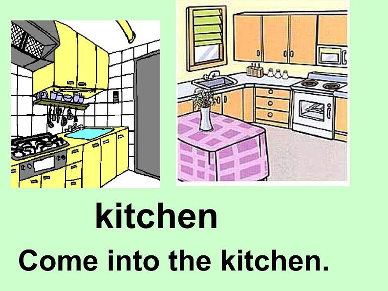 人教精通版小学英语四下 Unit1 Welcome to my new home!(Lesson3) 课件03