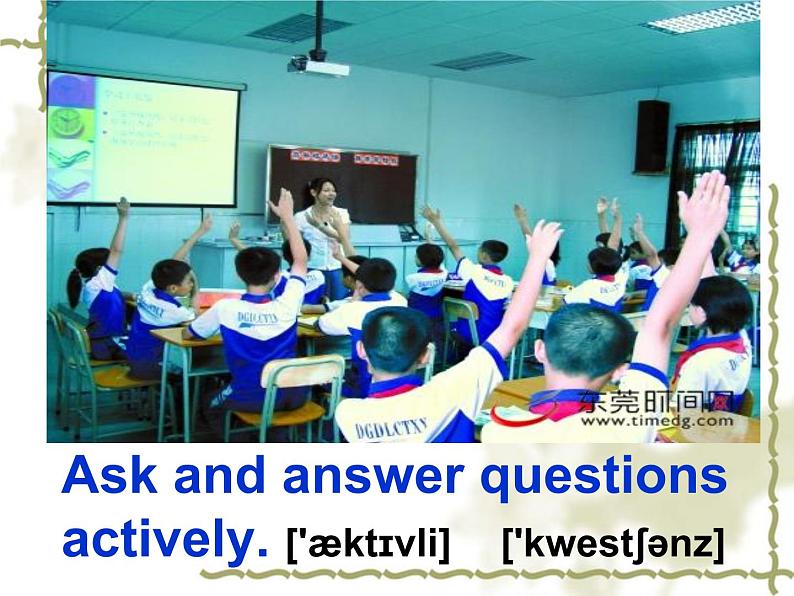 人教精通版小学英语五下 Unit3 We should obey the rules.(Lesson14) 课件第8页