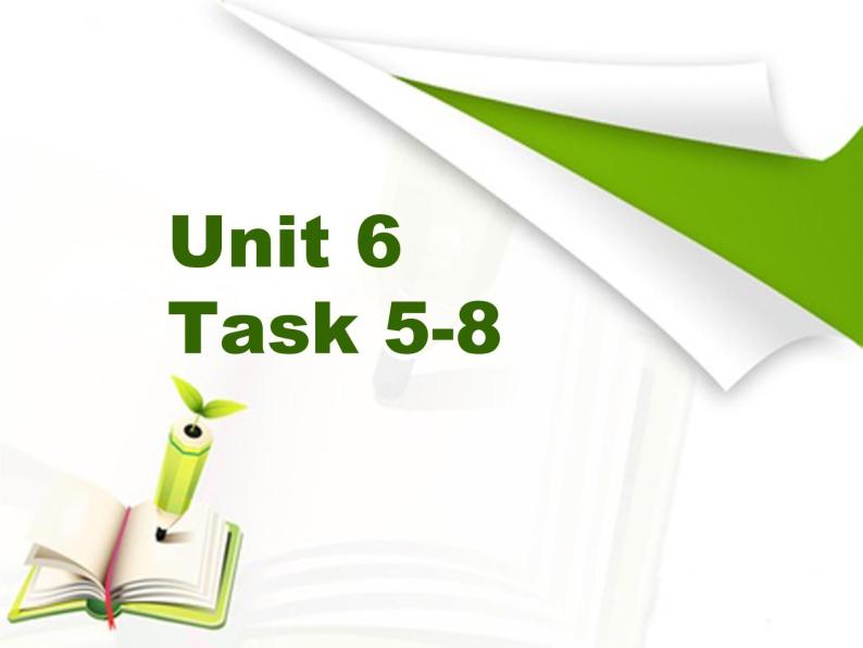 人教精通版小学英语六下 Unit6 General Revision3 Task7-8 课件01