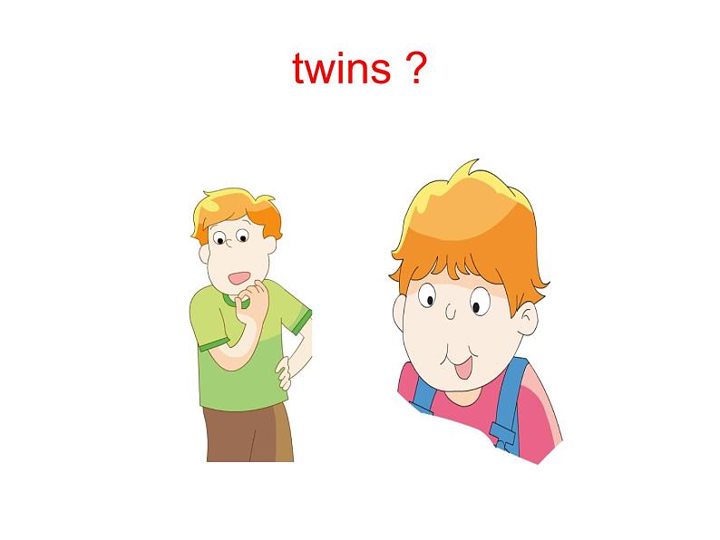 译林版小学英语三下 Unit8 We 're twins(第3课时) 课件第4页