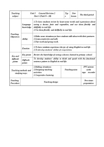 英语六年级下册Task 9-Task 10教学设计