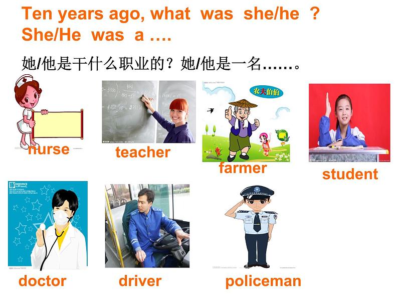 外研版(三起)小学英语五下 M2 U2 Mr. li was a teacher. 课件03