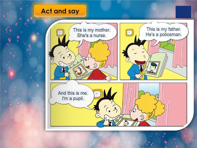 Module1Period3Talkaboutyourfamily(课件)-2021-2022学年英语一年级下册第5页