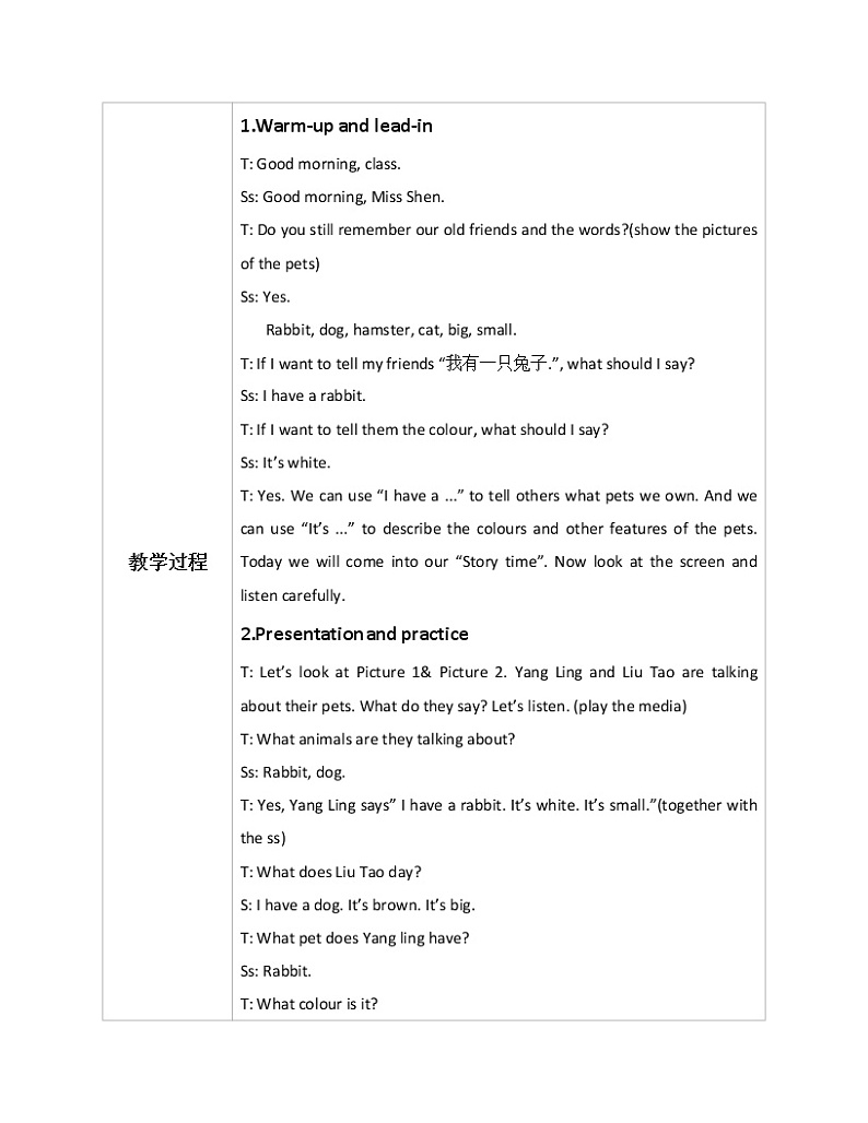 Unit 2 I have a rabbit Period 3课件+教案+同步练习02