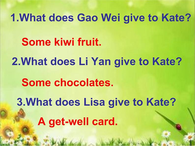 人教精通版小学英语五下 Unit4 What 's wrong with you?(Lesson23) 课件第5页
