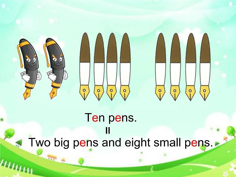 译林版(三起)小学英语四下 Unit4 Drawing in the park(第3课时) 课件第4页