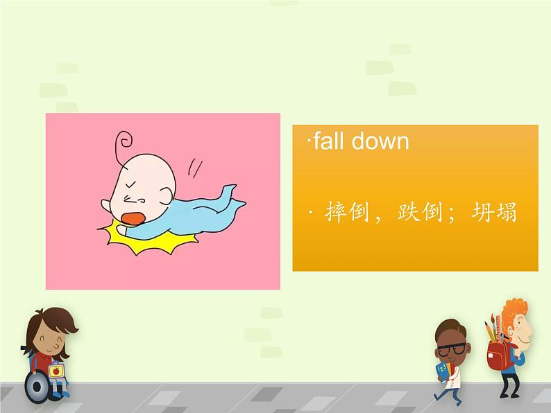 外研版(三起)小学英语四下 M10 U1 Did you fall off your bike? 课件05