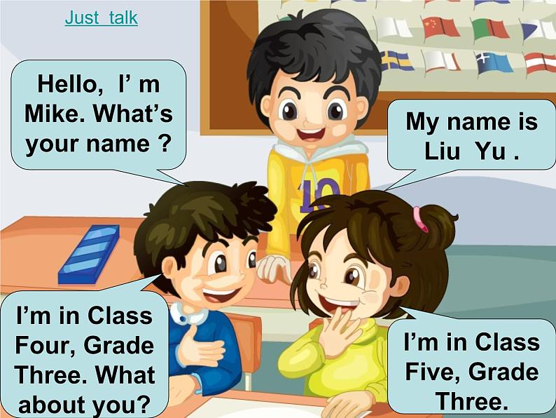 人教精通版小学英语三下 Unit2 I'm in Class One,Grade Three.(Lesson8) 课件06