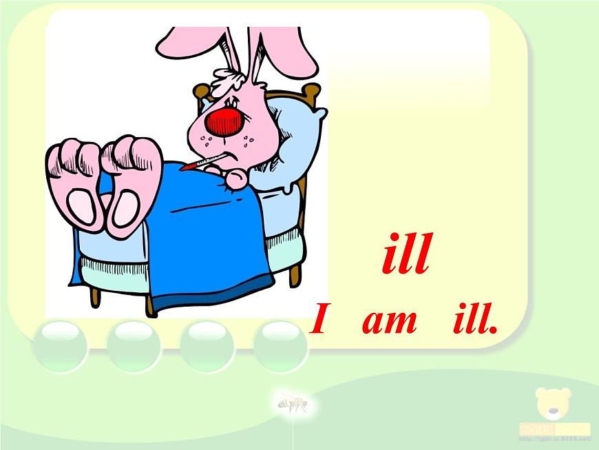 人教精通版小學英語五下 Unit4 What 's wrong with you？(Lesson19) 課件第2頁
