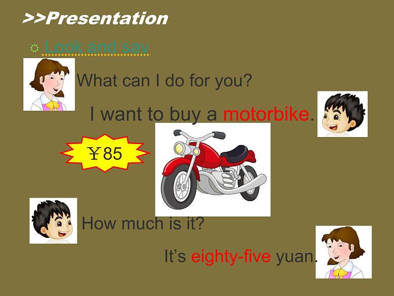 人教精通版小学英语五下 Unit2 Can I help you?(Lesson10) 课件第7页