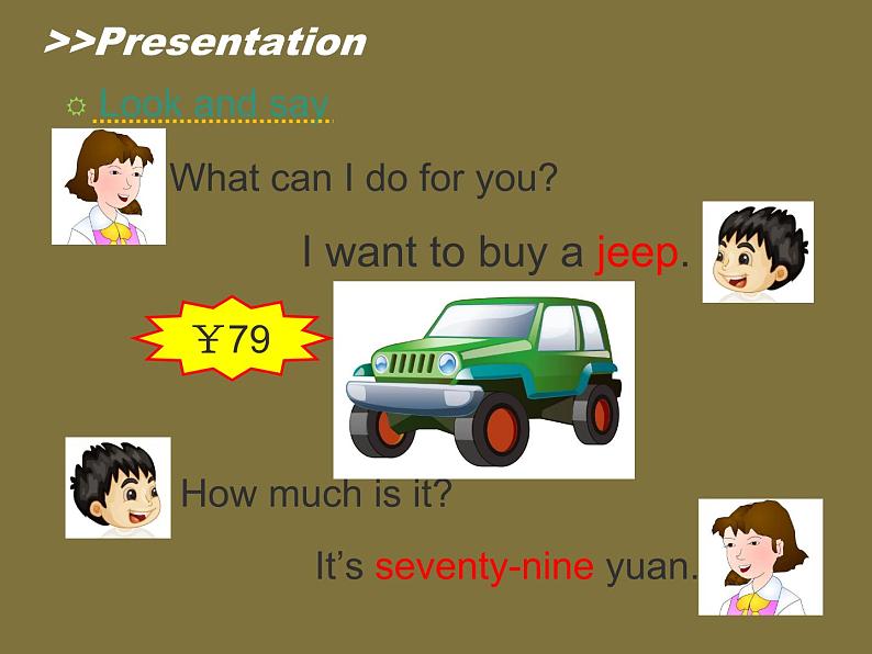 人教精通版小学英语五下 Unit2 Can I help you?(Lesson10) 课件第8页