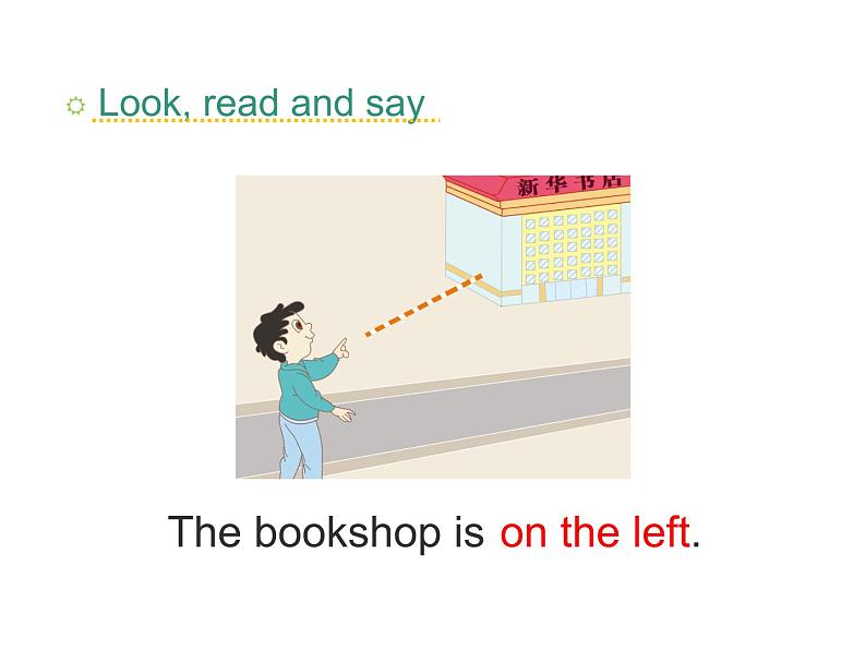 人教精通版小学英语六下 Unit2 There is a park near my home.(Lesson10) 课件第6页