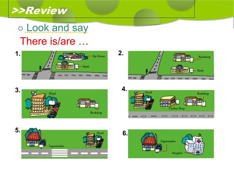 人教精通版小学英语六下 Unit2 There is a park near my home.(Lesson9) 课件第2页