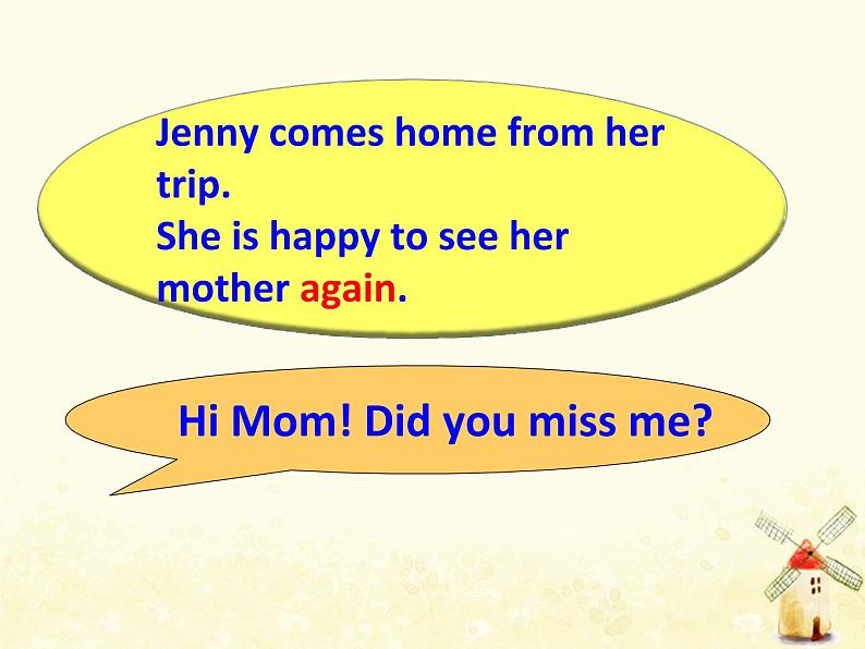 冀教版(三起)英语小学五年级下册Lesson 20 Jenny Goes Home教学课件05